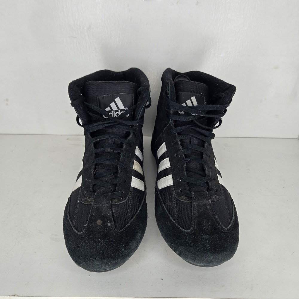 RARE Adidas Mondial Wrestling Shoes Men's Sz 8.5 Vintage Boxing 90s Combat Speed - Picture 2 of 8